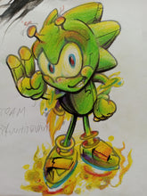 Load image into Gallery viewer, $10 Sonic Alien ArtWork