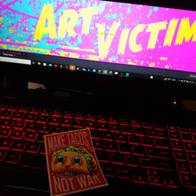 Load image into Gallery viewer, Make Tacos not War Sticker by Spy