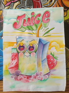 10 Dollar Artwork  "The Original Juice Box"  By Spy ArtVictim