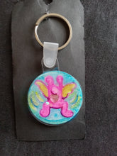 Load image into Gallery viewer, Keychain Hand painted/ Resined By Spy Artvictim  (Free shipping)