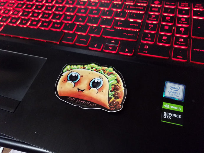Taco Sticker by Spy