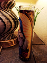 Load image into Gallery viewer, Like a virgin prayer candle Black wax by Spy Artvictim