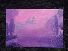 Load image into Gallery viewer, $10 acrylic Painting  Purple dragon trial