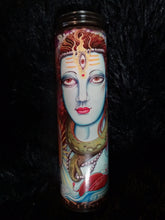 Load image into Gallery viewer, Shiva candle by Spy artvictim