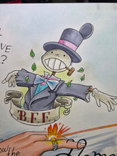 Load image into Gallery viewer, Howls Moving Castle tattoo flash Marker art by B Spy Artvictim