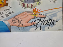 Load image into Gallery viewer, Howls Moving Castle tattoo flash Marker art by B Spy Artvictim