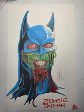 Load image into Gallery viewer, Zombie Batman Marker art by B Spy Artvictim