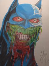 Load image into Gallery viewer, Zombie Batman Marker art by B Spy Artvictim