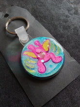 Load image into Gallery viewer, Keychain Hand painted/ Resined By Spy Artvictim  (Free shipping)