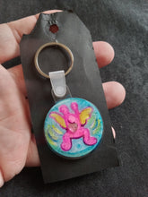 Load image into Gallery viewer, Keychain Hand painted/ Resined By Spy Artvictim  (Free shipping)