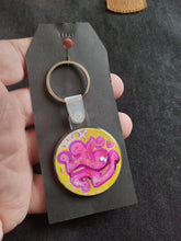 Load image into Gallery viewer, Keychain Hand painted/ Resined By Spy Artvictim  (Free shipping)