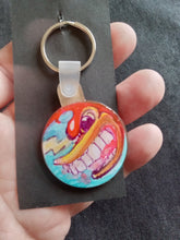 Load image into Gallery viewer, Keychain Hand painted/ Resined By Spy Artvictim  (Free shipping)