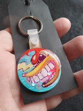 Load image into Gallery viewer, Keychain Hand painted/ Resined By Spy Artvictim  (Free shipping)