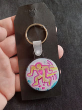 Load image into Gallery viewer, Keychain Hand painted/ Resined By Spy Artvictim  (Free shipping)