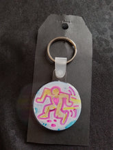 Load image into Gallery viewer, Keychain Hand painted/ Resined By Spy Artvictim  (Free shipping)