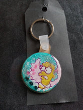 Load image into Gallery viewer, Copy of Keychain Hand painted/ Resined By Spy Artvictim  (Free shipping)