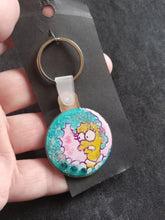 Load image into Gallery viewer, Copy of Keychain Hand painted/ Resined By Spy Artvictim  (Free shipping)