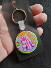 Load image into Gallery viewer, Keychain Hand painted/ Resined By Spy Artvictim  (Free shipping)