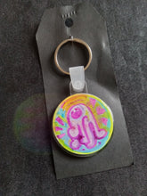 Load image into Gallery viewer, Keychain Hand painted/ Resined By Spy Artvictim  (Free shipping)