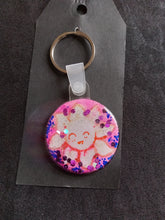 Load image into Gallery viewer, Keychain Hand painted/ Resined By Spy Artvictim  (Free shipping)