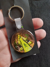 Load image into Gallery viewer, Keychain Hand painted/ Resined By Spy Artvictim  (Free shipping)