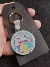 Load image into Gallery viewer, Keychain Hand painted/ Resined By Spy Artvictim  (Free shipping)