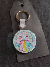 Load image into Gallery viewer, Keychain Hand painted/ Resined By Spy Artvictim  (Free shipping)