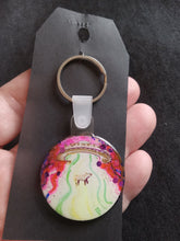 Load image into Gallery viewer, Keychain Hand painted/ Resined By Spy Artvictim  (Free shipping)