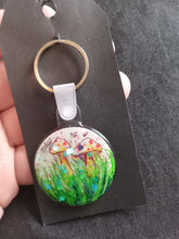 Load image into Gallery viewer, Keychain Hand painted/ Resined By Spy Artvictim  (Free shipping)