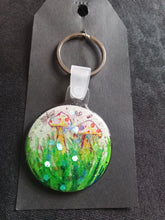 Load image into Gallery viewer, Keychain Hand painted/ Resined By Spy Artvictim  (Free shipping)