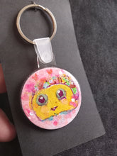 Load image into Gallery viewer, Keychain Hand painted/ Resined By Spy Artvictim  (Free shipping)