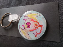 Load image into Gallery viewer, Keychain Hand painted/ Resined By Spy Artvictim  (Free shipping)