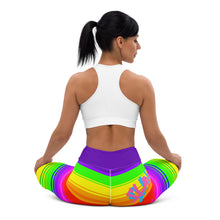 Load image into Gallery viewer, Rainbow Super Striped SLay Yoga Leggings By ArtVictim