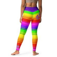 Load image into Gallery viewer, Rainbow Super Striped SLay Yoga Leggings By ArtVictim