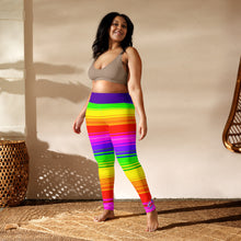 Load image into Gallery viewer, Rainbow Super Striped SLay Yoga Leggings By ArtVictim