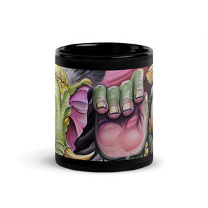 Ganesha Black Glossy Mug