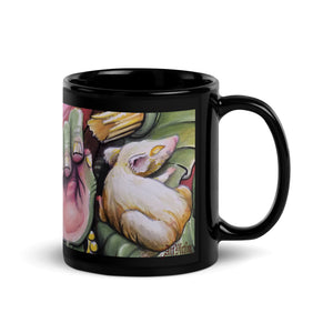 Ganesha Black Glossy Mug