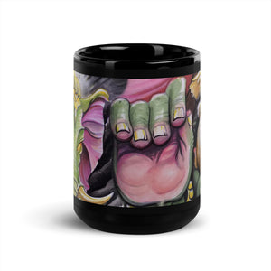 Ganesha Black Glossy Mug