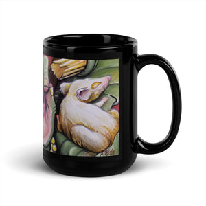 Ganesha Black Glossy Mug