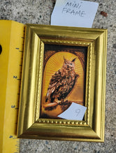 Load image into Gallery viewer, Keyhole Owl Mini Framed Print