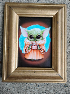 Baby Alien Mini Framed Print