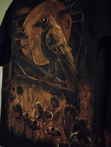 Crow T Hand painted by B Spy ArtVictim