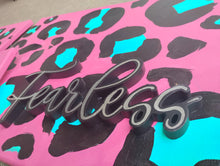 Load image into Gallery viewer, Fearless &quot;cheetah&quot; print paintings