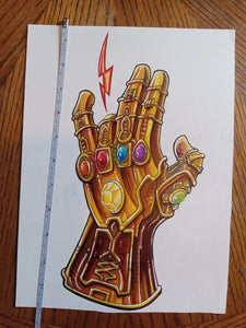 The Original Shocker Gauntlet marker art by Spy