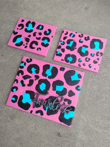 Fearless "cheetah" print paintings