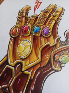 The Original Shocker Gauntlet marker art by Spy