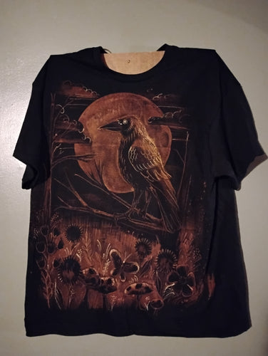 Crow T Hand painted by B Spy ArtVictim