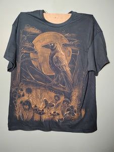 Crow T Hand painted by B Spy ArtVictim