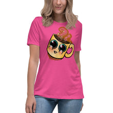 Load image into Gallery viewer, cute Coffee art Women&#39;s Relaxed T-Shirt