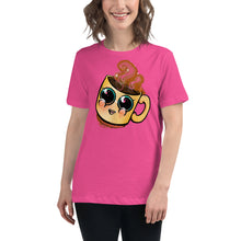 Load image into Gallery viewer, cute Coffee art Women&#39;s Relaxed T-Shirt